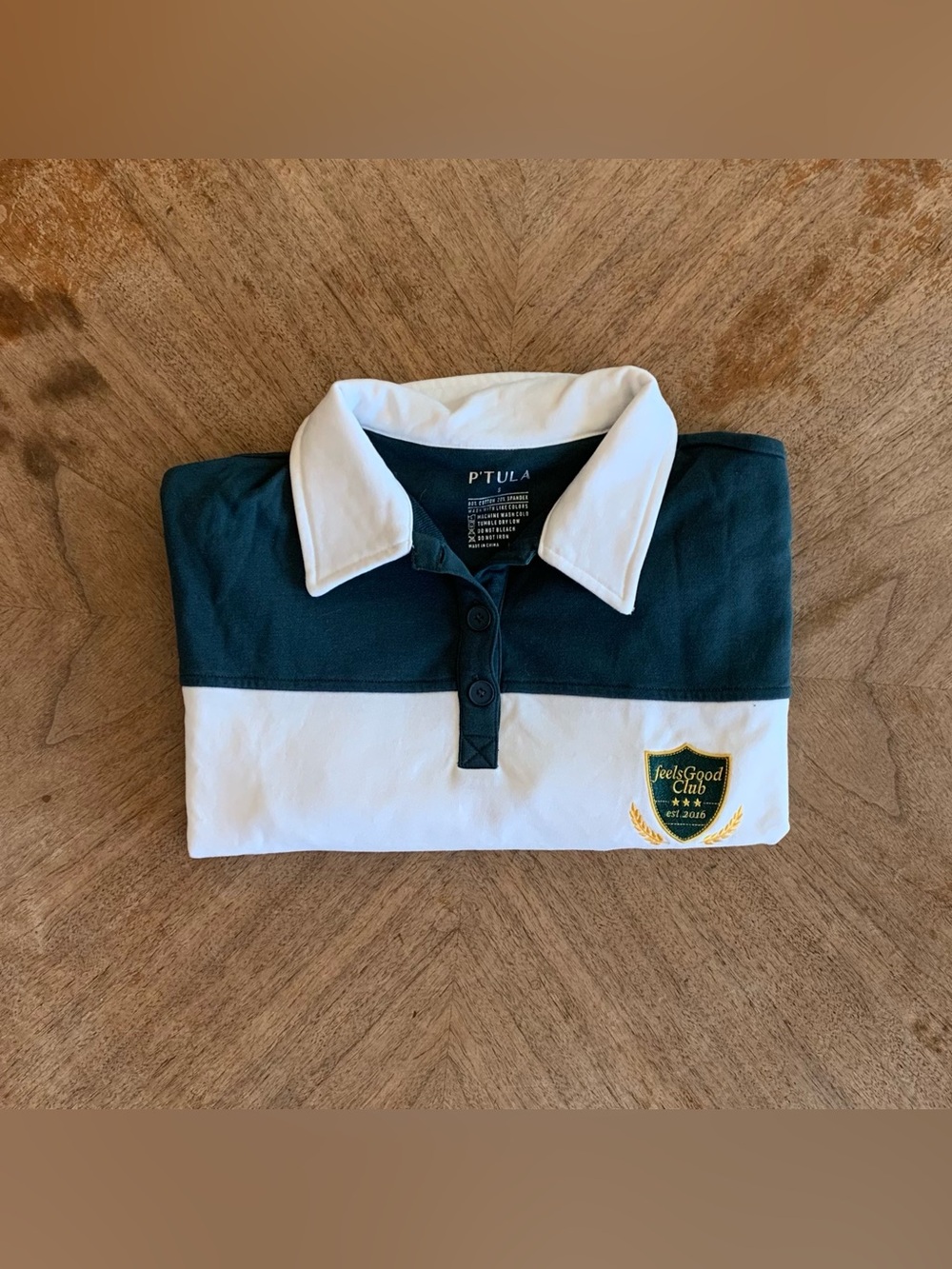 P’tula Alpine Rugby Cropped Top